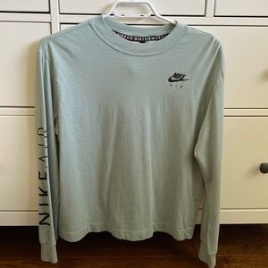 Nike Air baby blue long sleeve T-shirt